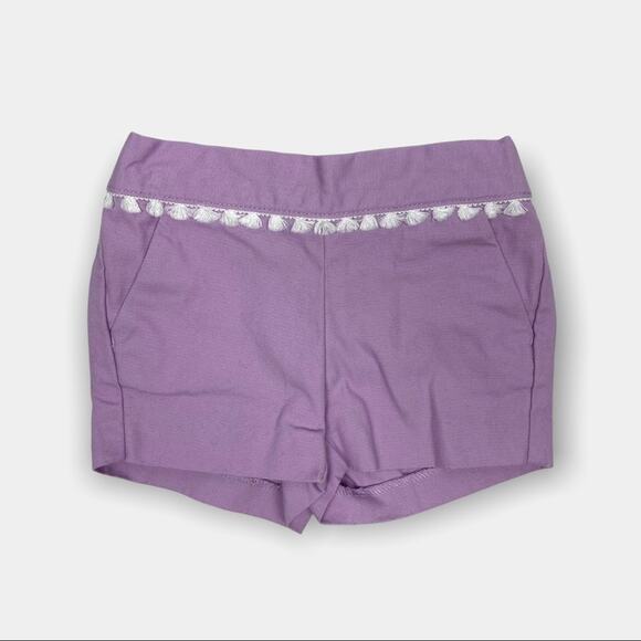 Janie and Jack Girls Purple Shorts 3-6 Months - Picture 1 of 4